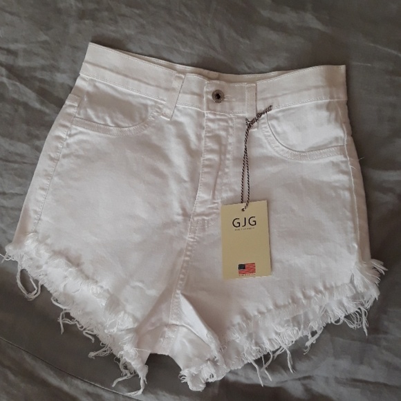 GJG denim Pants - High waist GJG denim shorts size L GJG denim Pants - High waist GJG denim shorts size L